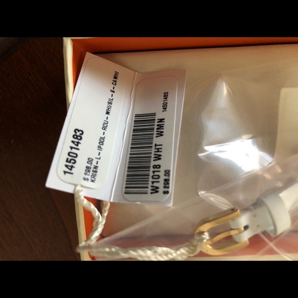 COACH "KRISTIN" WATCH - GOLD PLATED/WHITE PATENT - Picture 4 of 7